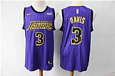 Lakers 3 Anthony Davis Purple City Edition Nike Swingman Jersey,baseball caps,new era cap wholesale,wholesale hats